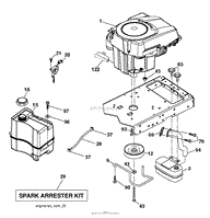 Husqvarna Ride Mower Accessory 42 Lawn Sweeper 45-0352 (2005-06) OEM Parts  Diagram for Repair Parts