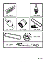 Husqvarna Ride Mower Accessory 42 Lawn Sweeper 45-0352 (2005-06) OEM Parts  Diagram for Repair Parts