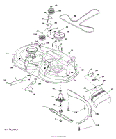 Husqvarna LTH154 - 96041034100 (2013-10) Parts Diagram for MOWER DECK ...