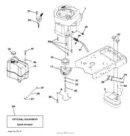 Husqvarna LTH2142 DR - 96041023603 (2014-05) Parts Diagram for ENGINE