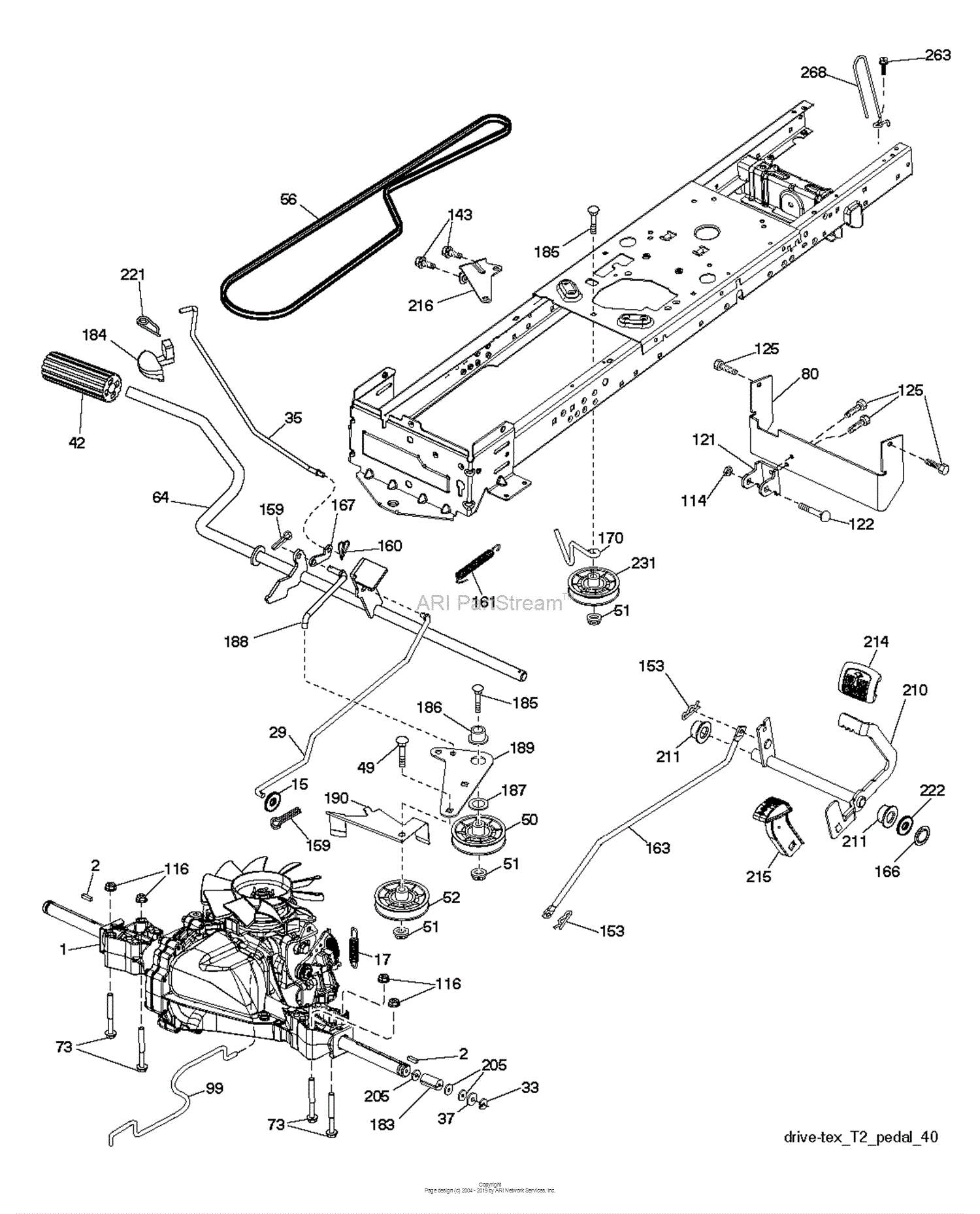 Husqvarna Tc 130 - 96051012301 (2017-05) Parts Diagram For Drive