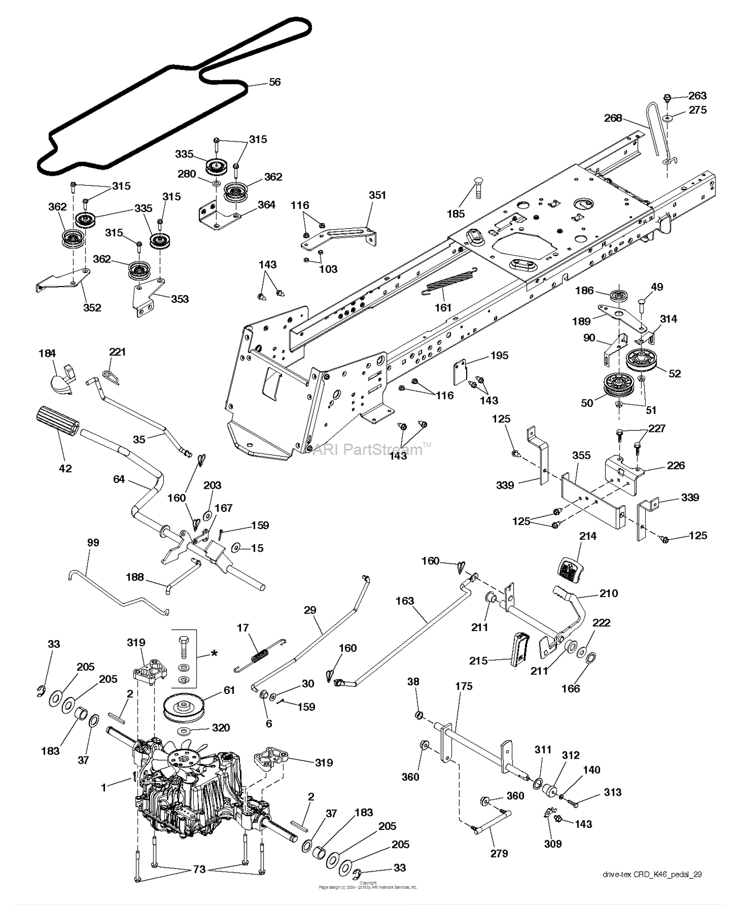 Husqvarna Tc 138 - 96051012401 (2015-05) Parts Diagram For Drive