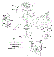 Husqvarna TC 138 - 96051012402 (2015-07) Parts Diagram for ENGINE