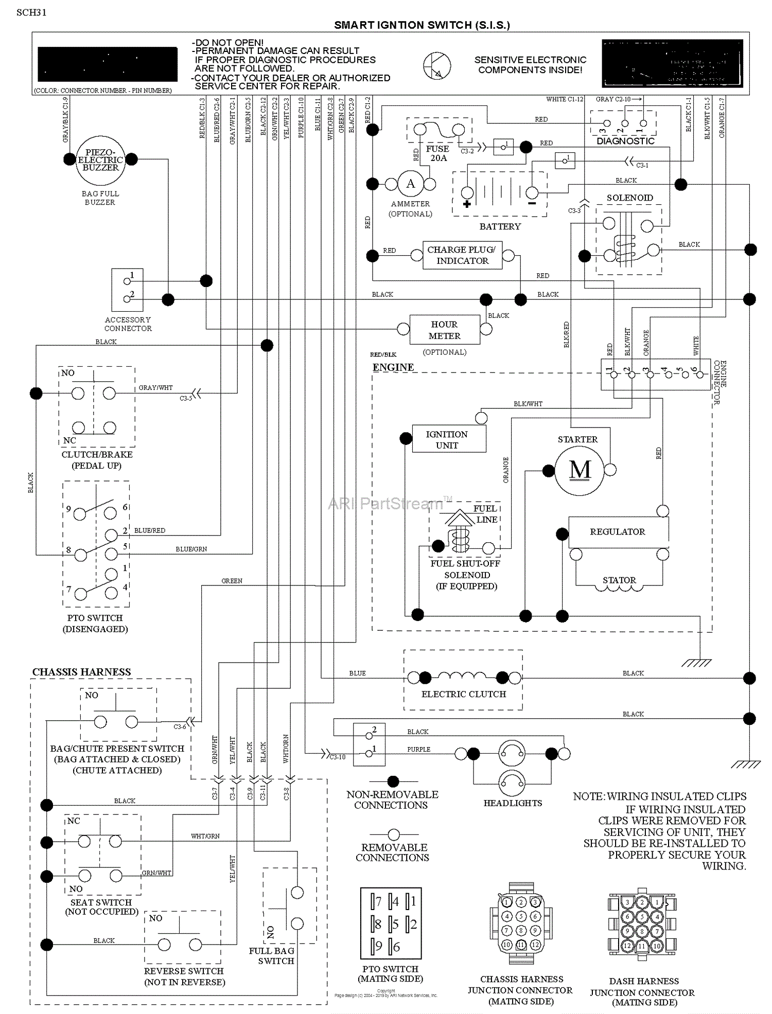 Husqvarna TC 342 - 96051012900 (2014-08) Parts Diagram for SCHEMATIC