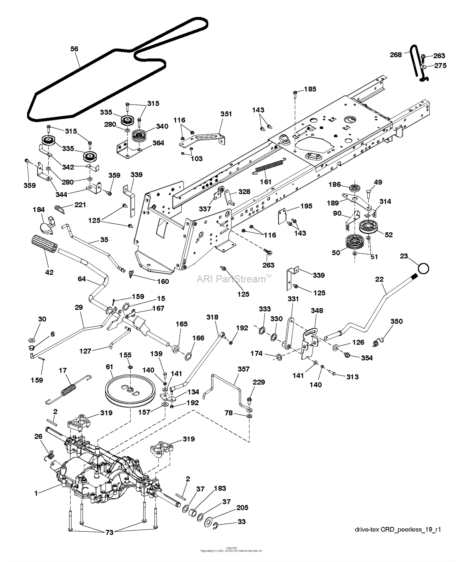 Husqvarna TC 38 - 96051013902 (2016-08) Parts Diagram for DRIVE