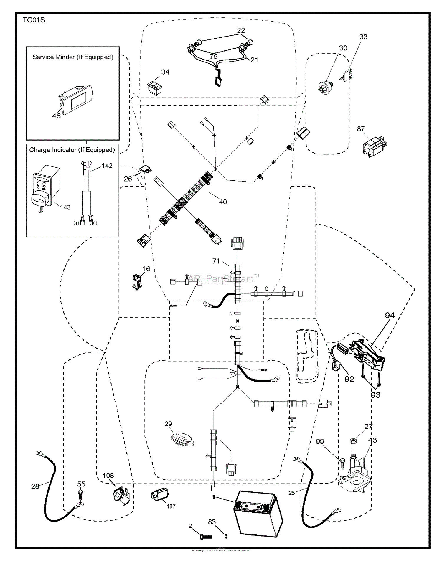 Husqvarna TC 38 - 96051013902 (2016-08) Parts Diagram for ELECTRICAL