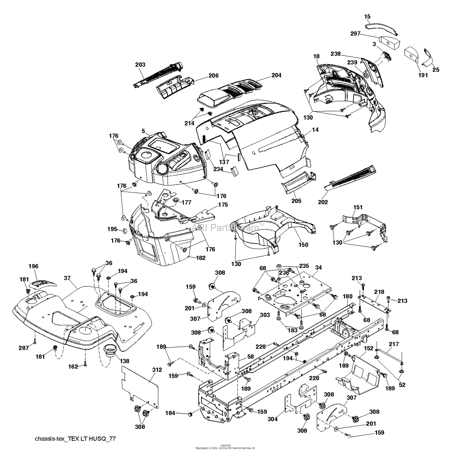 Husqvarna Ts242xd Parts Manual