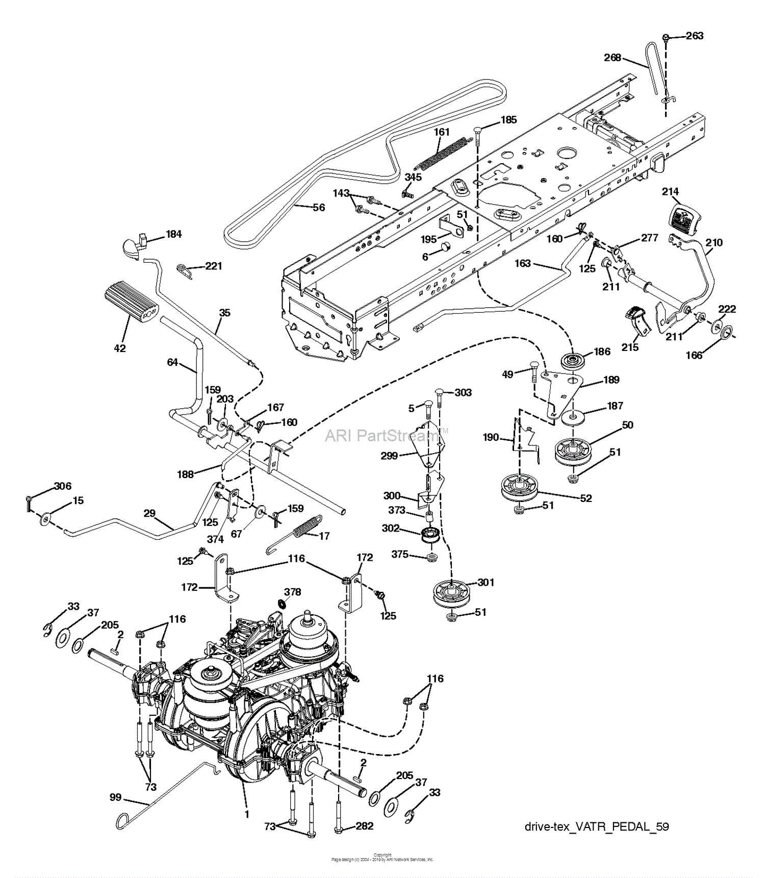 Husqvarna TS 142 - 96041036803 (2017-04) Parts Diagram for DRIVE