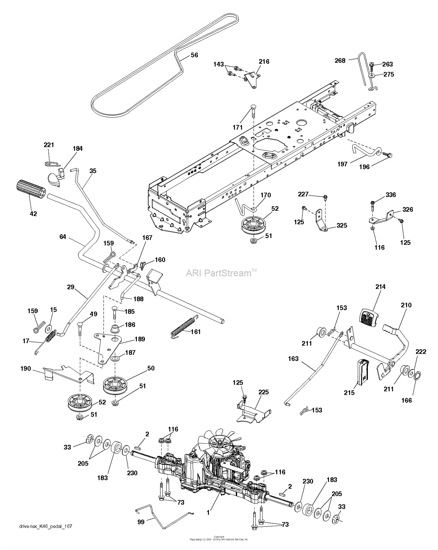 Husqvarna TS 238 - 96041036901 (2015-02) Parts Diagram for DRIVE