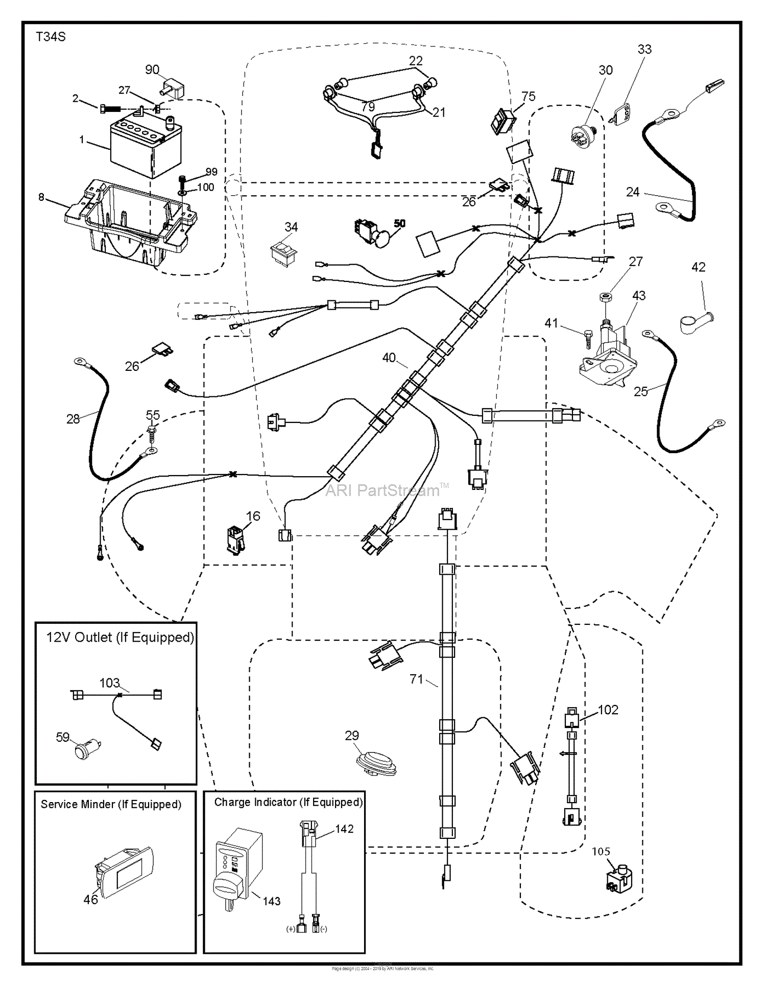 Husqvarna TS 348D 96043028400 2017 11 Parts Diagram for ELECTRICAL