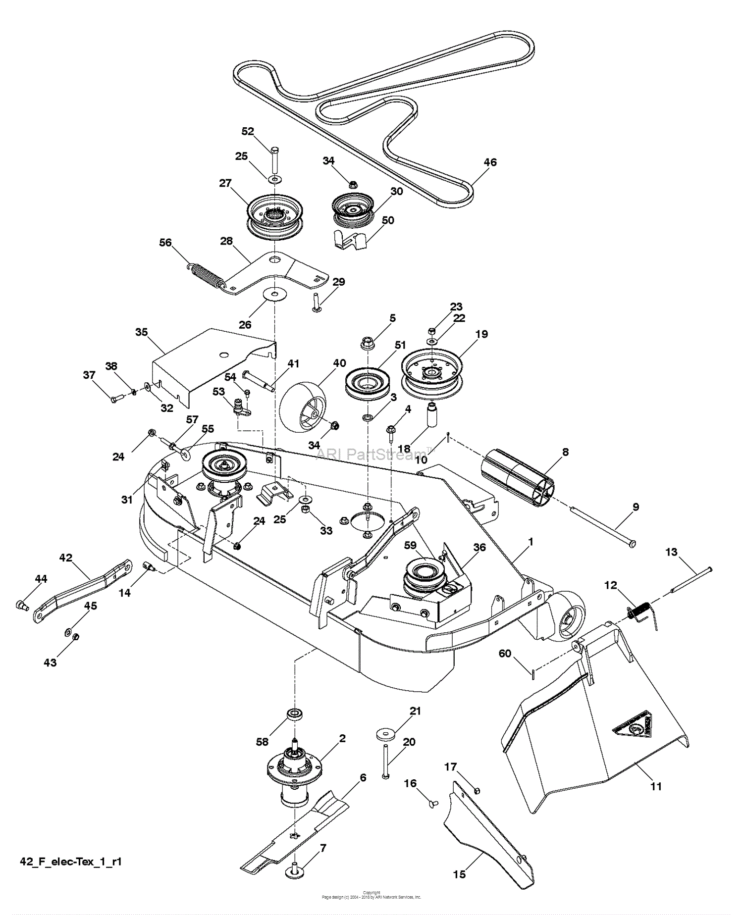 Husqvarna Deck Belt Diagram Wiring Diagram