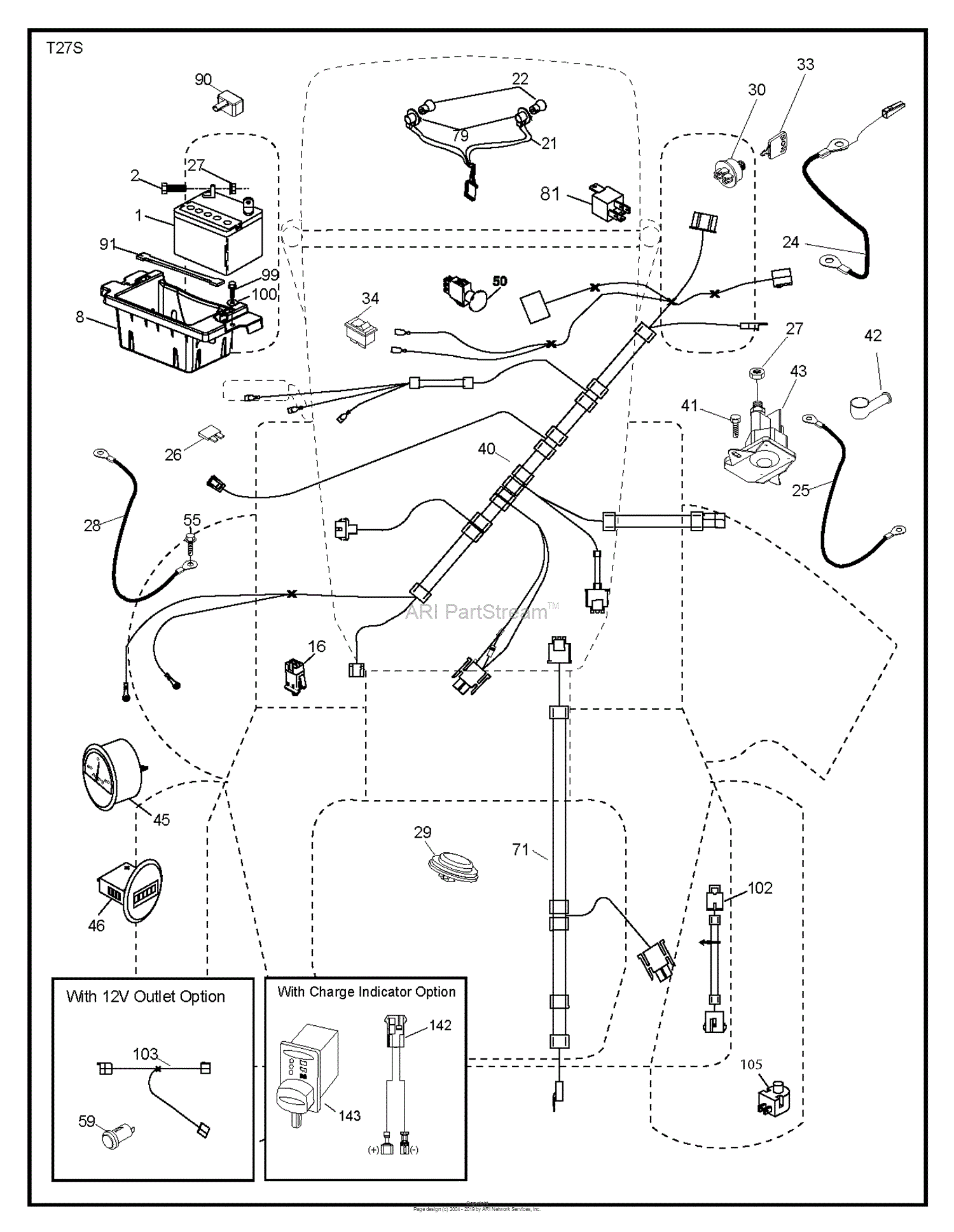 Husqvarna YT46 LS - 96043015100 (2012-10) Parts Diagram for ELECTRICAL