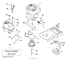 Husqvarna YTA18542 - 96043021100 (2015-08) Parts Diagram for DRIVE