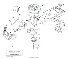 Husqvarna YTA18542 - 96045005600 (2015-08) Parts Diagram for ENGINE