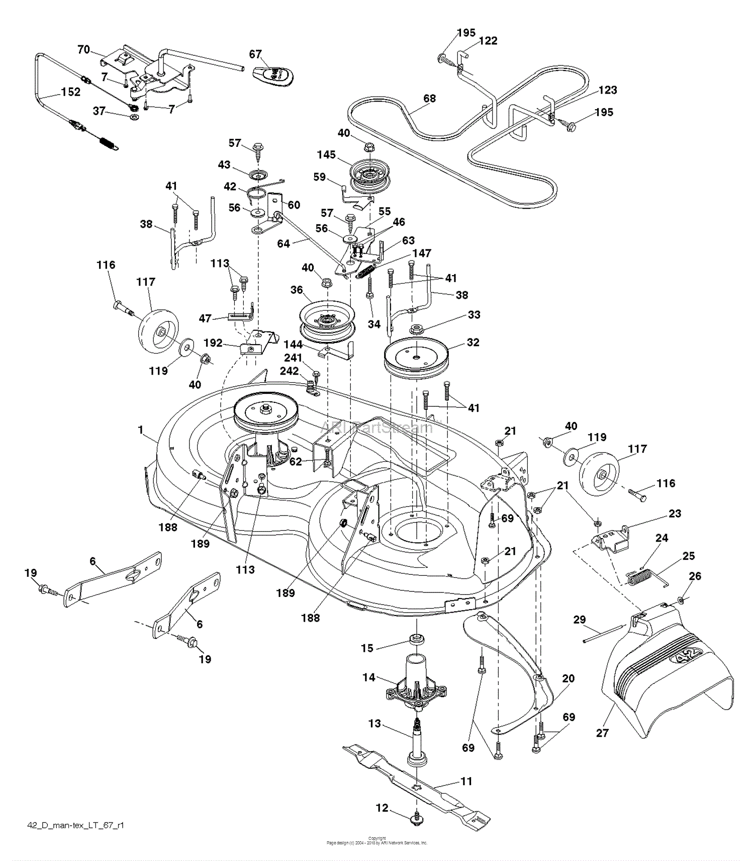 husqvarna yth18542 belt replacement