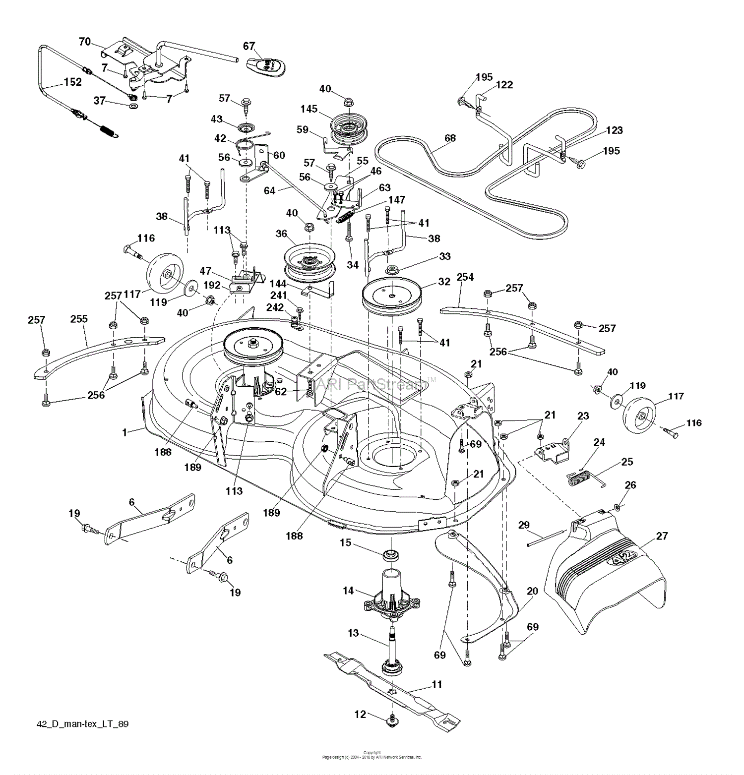 husqvarna yth18542 drive belt diagram - DerriSathiyan