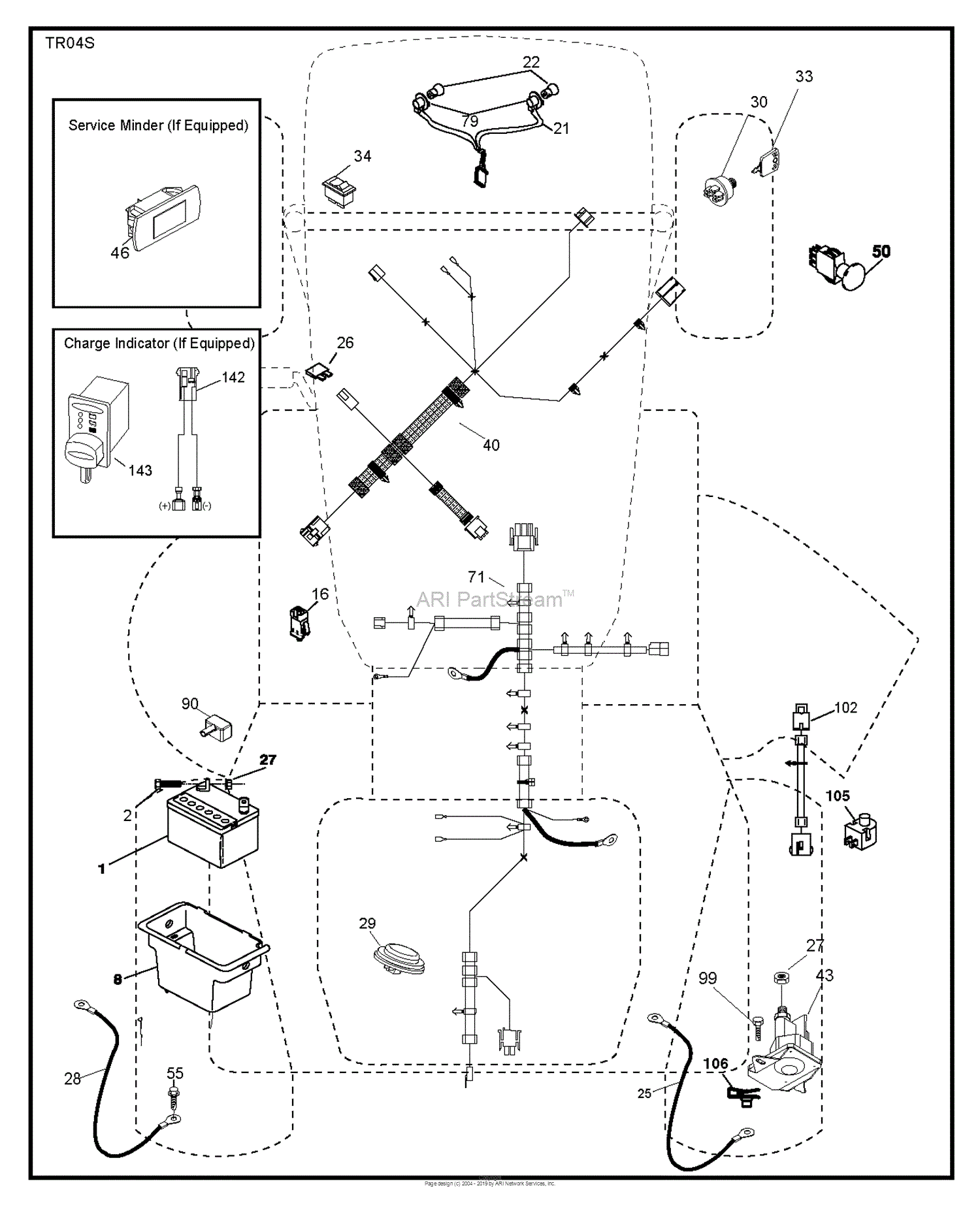 Husqvarna YTH18K42 - 96048010000 (2016-09) Parts Diagram for ELECTRICAL