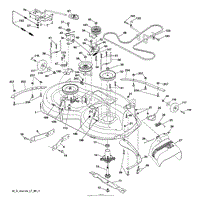 Husqvarna YTH1942 - 96043026700 (2017-10) Parts Diagram for MOWER DECK ...