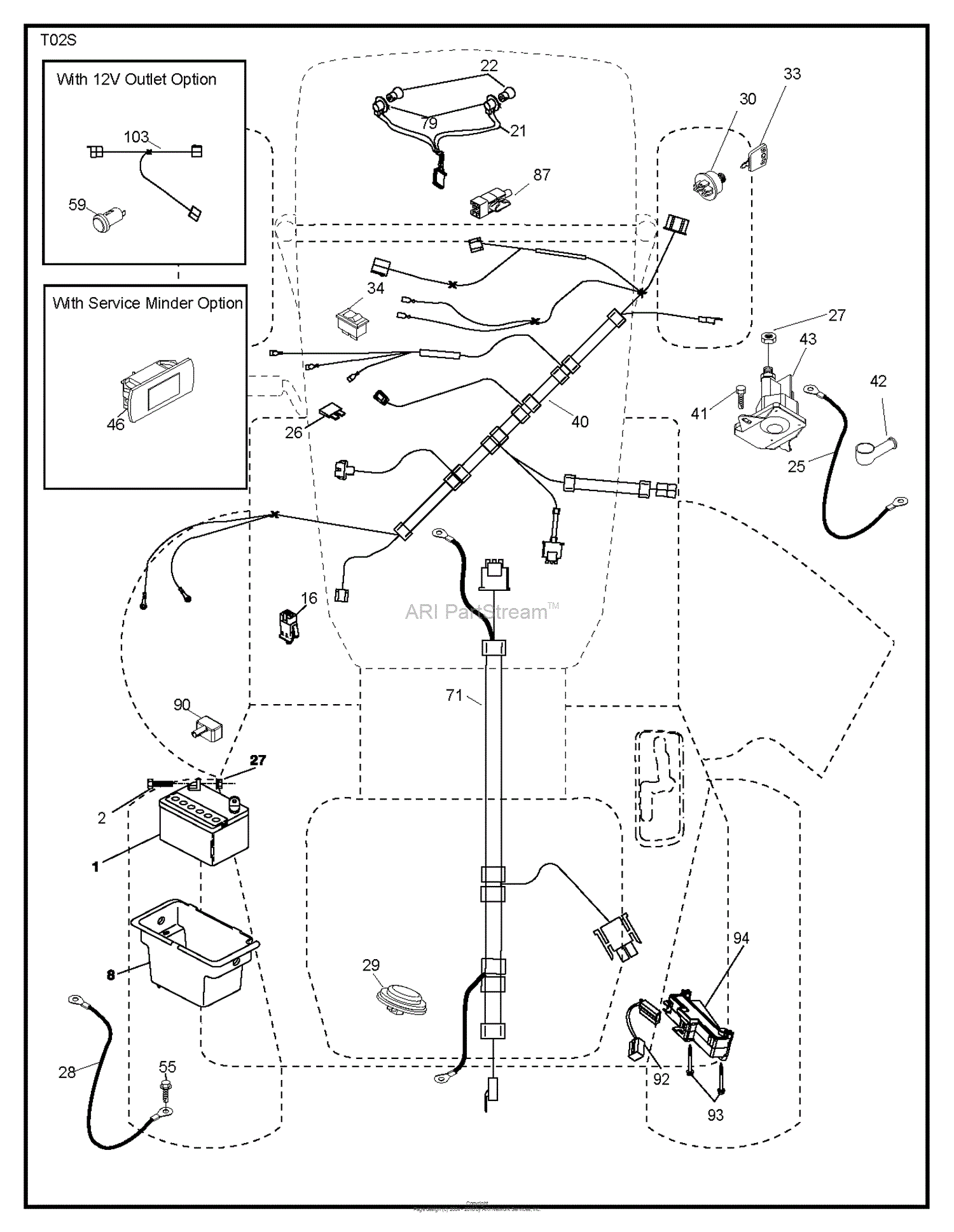 Husqvarna YTH2042 - 96043012102 (2011-06) Parts Diagram for ELECTRICAL