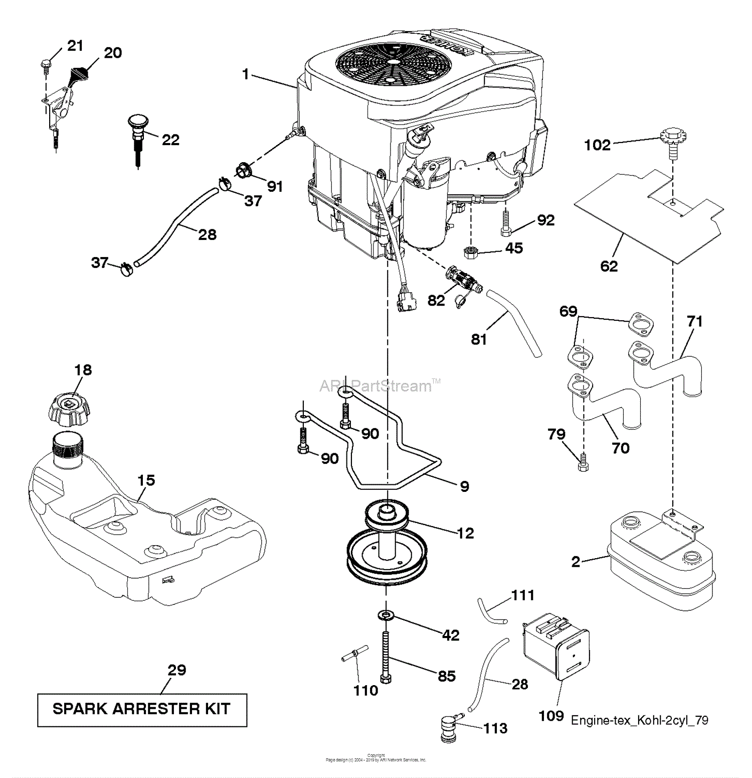 Husqvarna YTH20B42 T, 96043002000, 960430020, 2006-01 Parts Diagrams