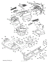 Husqvarna YTH20K46 240460 2010 12 Parts Diagram for MOWER LIFT