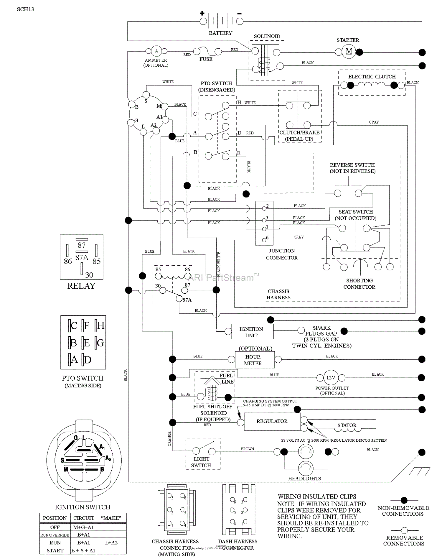 Husqvarna YTH20V46 - 96048005700 (2013-11) Parts Diagram for SCHEMATIC