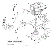 Husqvarna Yth21k46 - 96043012301 (2011-08) Parts Diagram For Drive