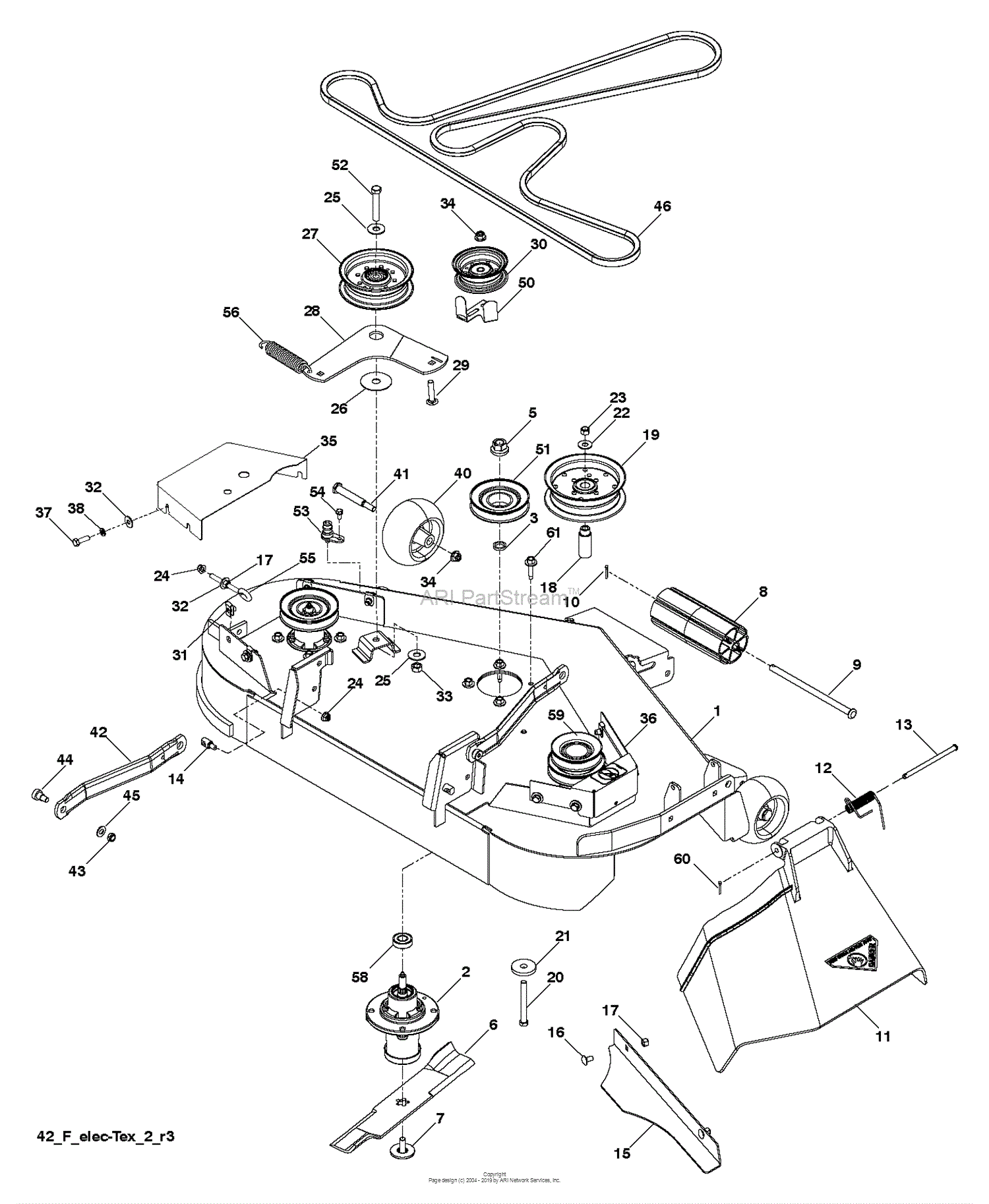 Husqvarna Yth2242 Tdrf - 96041023704 (2014-05) Parts Diagram For Mower 