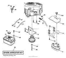 Husqvarna YTH22V46 - 96043021300 (2015-09) Parts Diagram for MOWER DECK ...