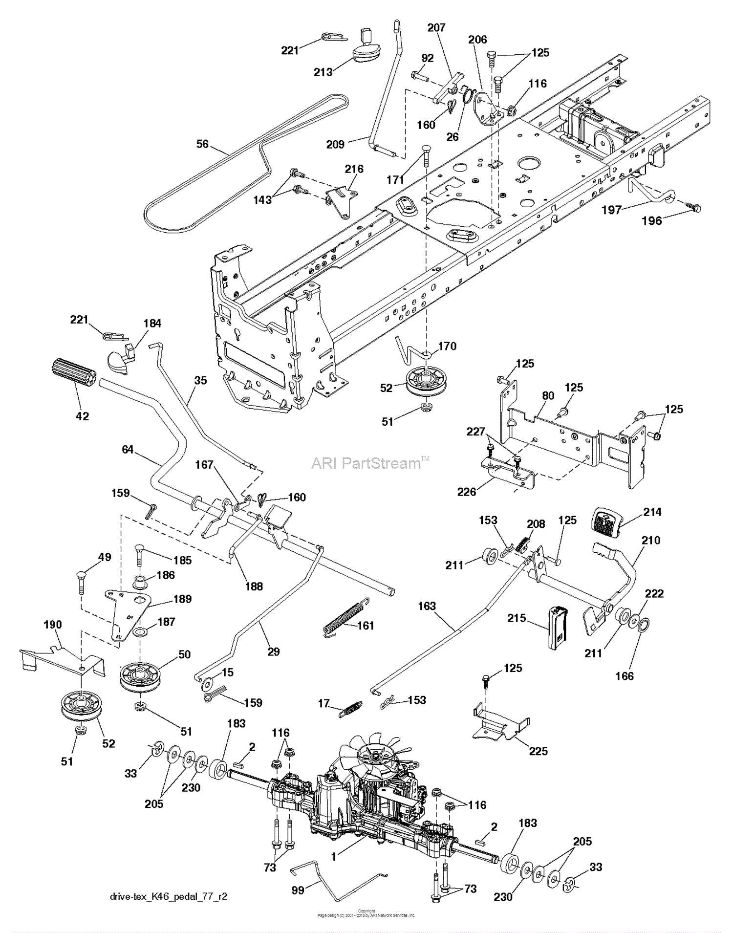 Husqvarna yth2348 belt sale