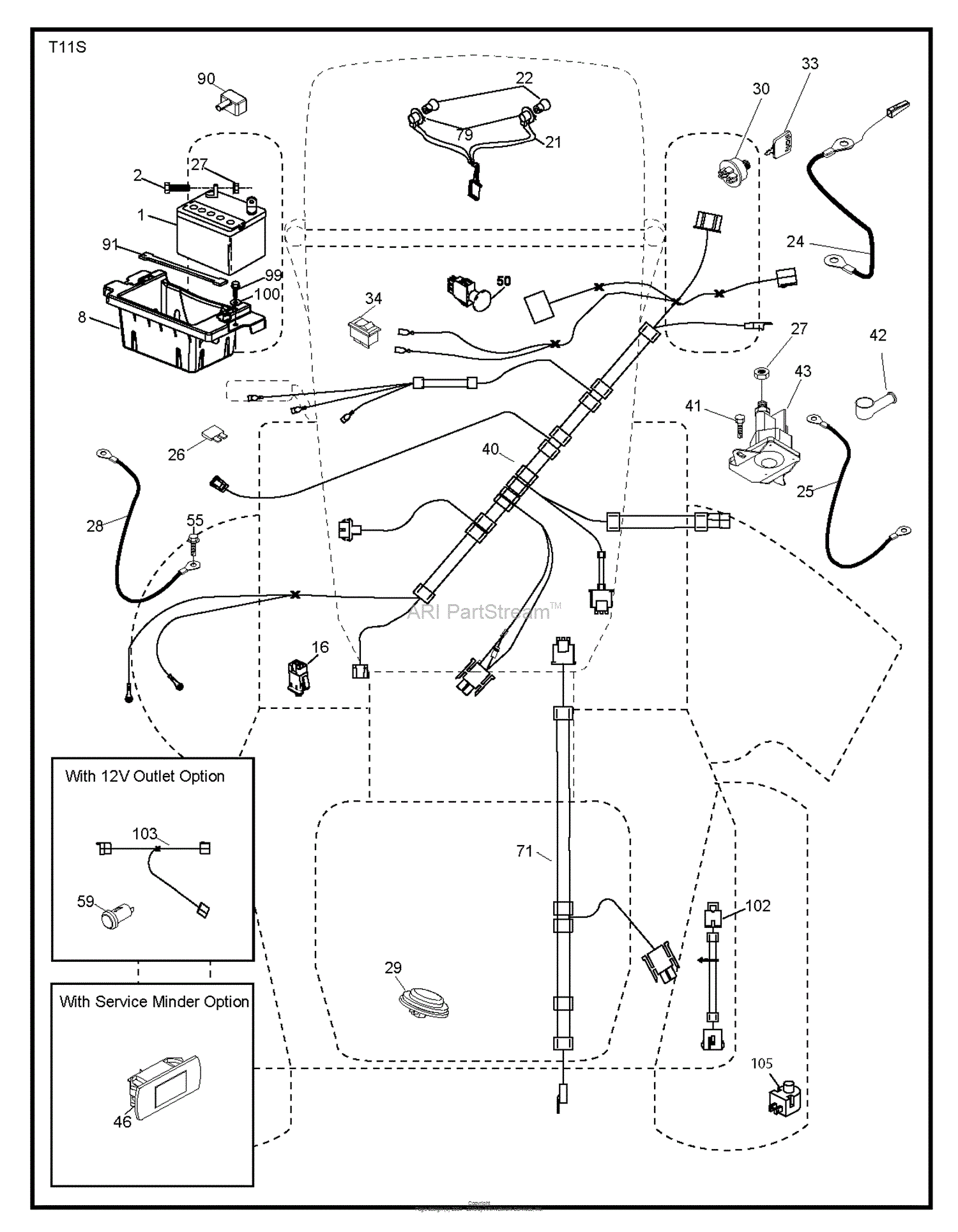 Husqvarna YTH2348 - 289570 (2012-02) Parts Diagram for ELECTRICAL
