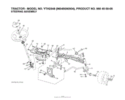 Husqvarna YTH2348 - 96045000504 (2008-11) Parts Diagram for MOWER DECK /  CUTTING DECK