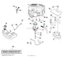 Husqvarna YTH23V48 - 96043017500 (2013-09) Parts Diagram for MOWER DECK ...