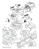 husqvarna yth24k48 front wheel assembly