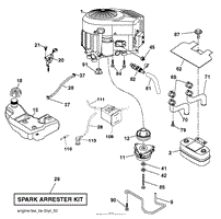 Husqvarna YTH24V48 - 96045004900 (2013-10) Parts Diagram for ELECTRICAL