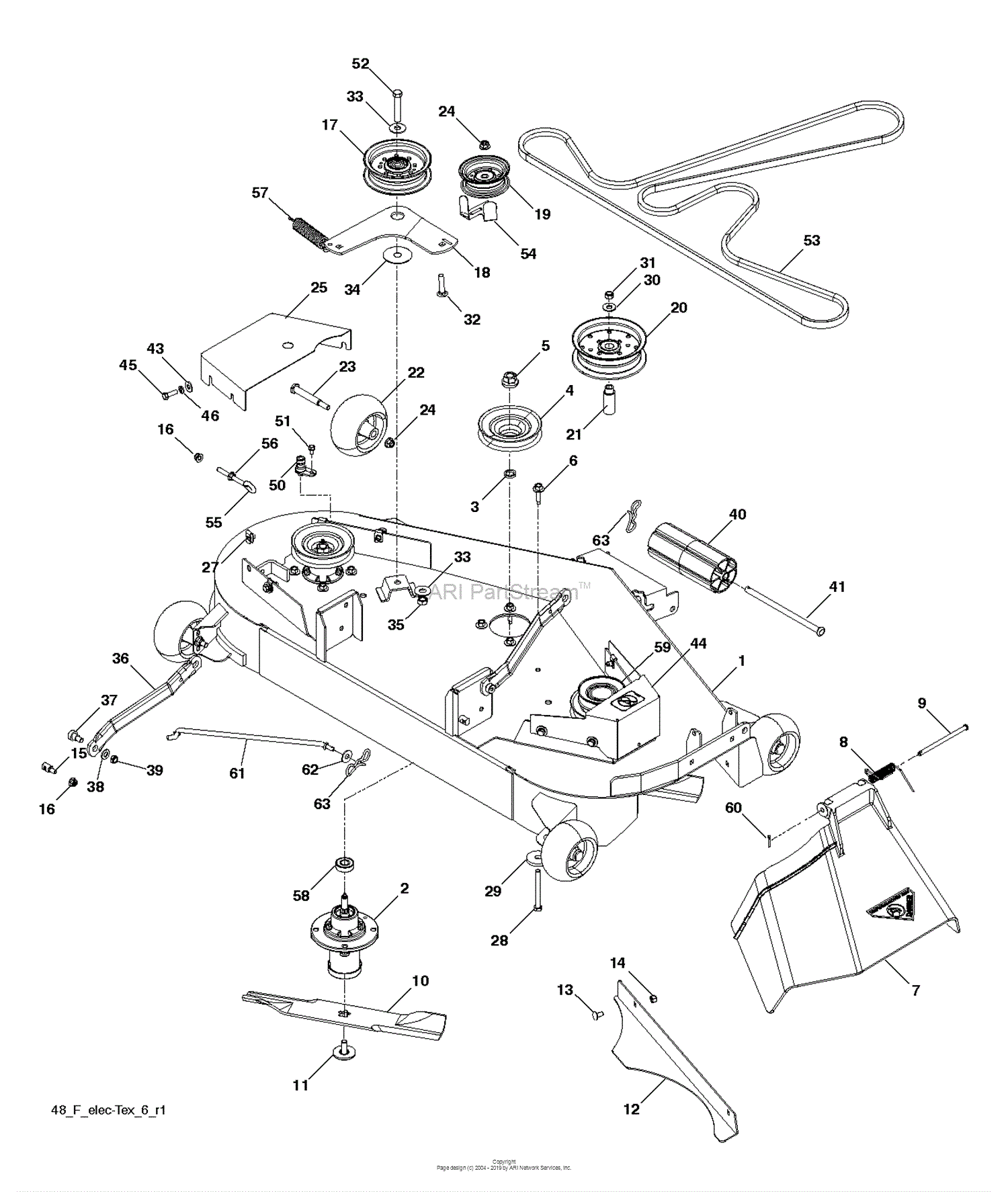 Husqvarna YTH24V48LS - 96043012901 (2011-08) Parts Diagram for MOWER ...