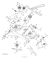 Husqvarna YTH24V48LS - 96048001401 (2011-10) Parts Diagram for MOWER ...