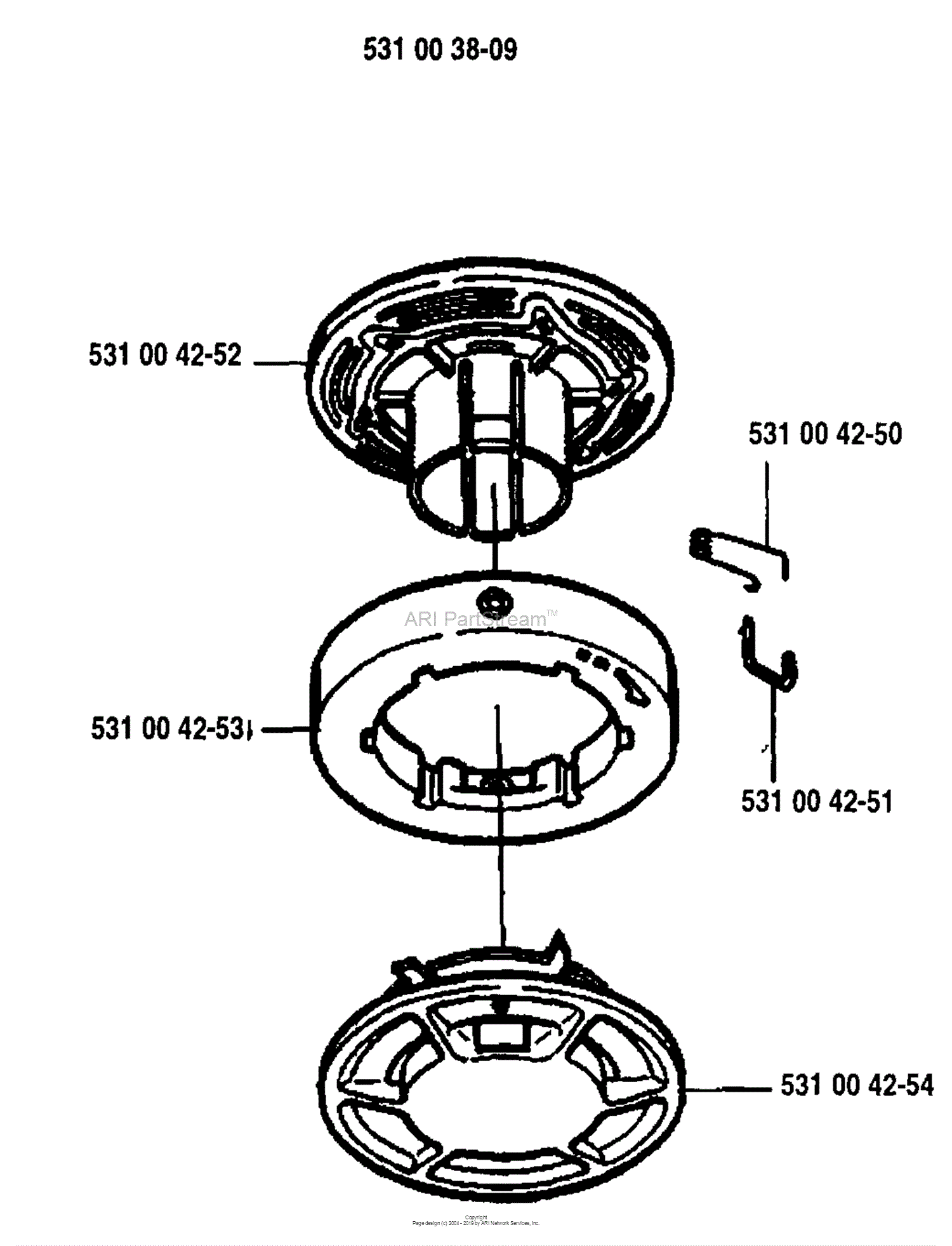 Husqvarna Trimmer Heads (1994-06) Parts Diagram For Superauto Assembly