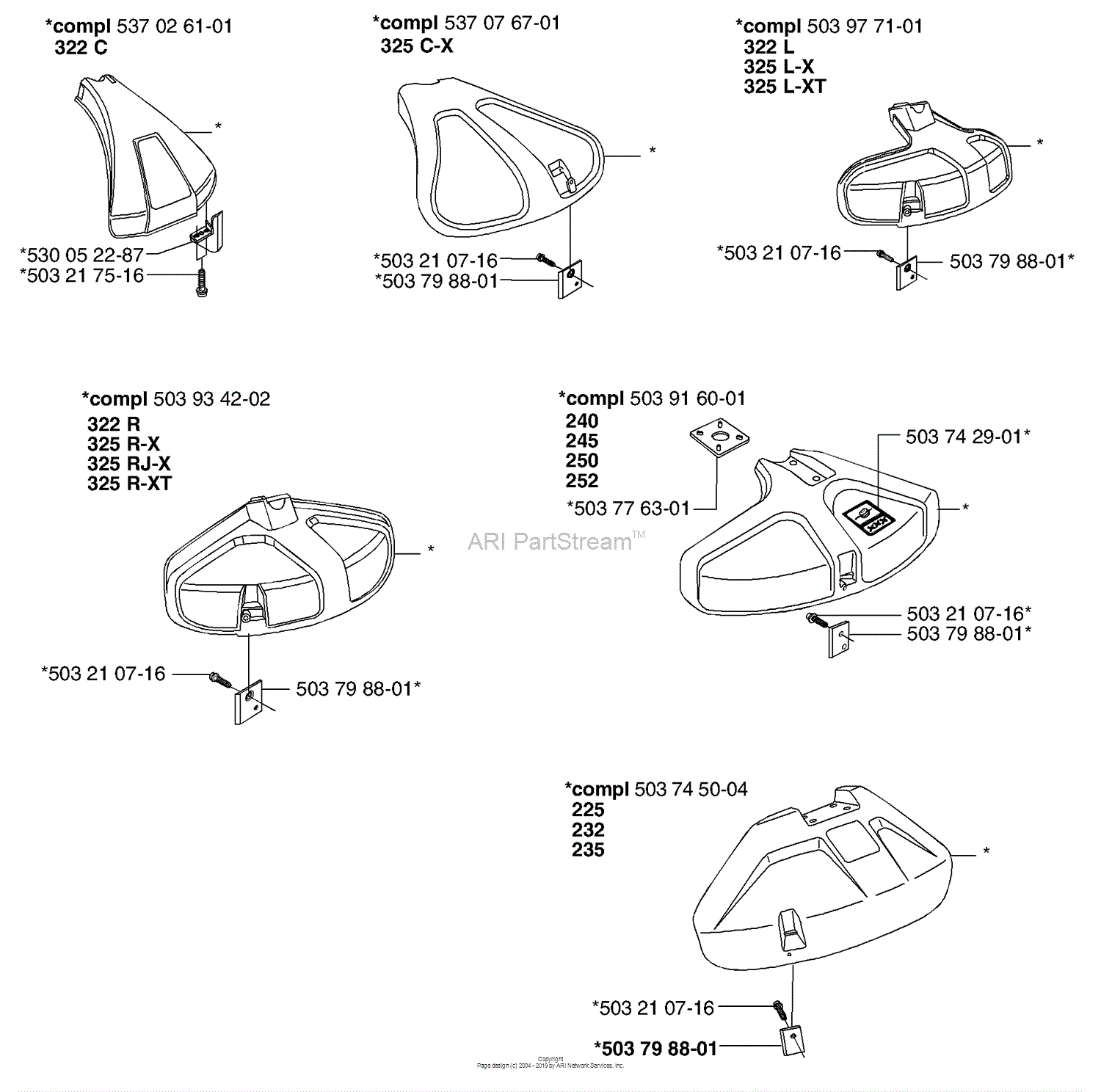 Husqvarna Trimmer Heads (2000-10) Parts Diagram for Guard