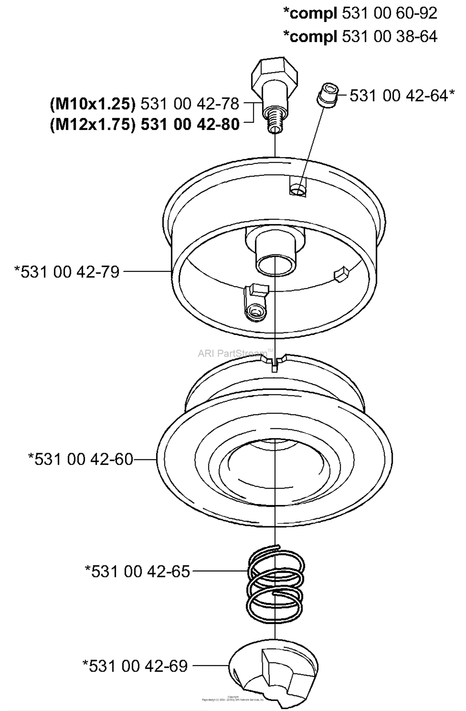 Husqvarna Trimmer Heads (2000-10) Parts Diagram for Trimmerhead (Trimmy ...