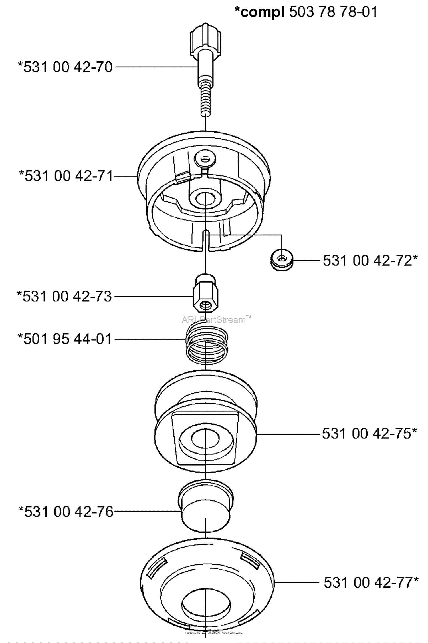 Husqvarna Trimmer Heads (2000-10) Parts Diagram for Trimmerhead (Trimmy ...