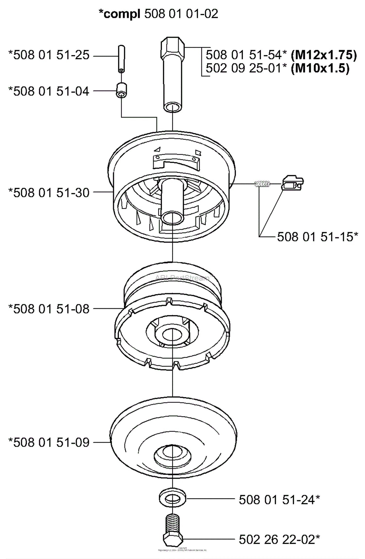 Husqvarna Trimmer Heads (2000-10) Parts Diagram for Trimmerhead (Trimmy S)