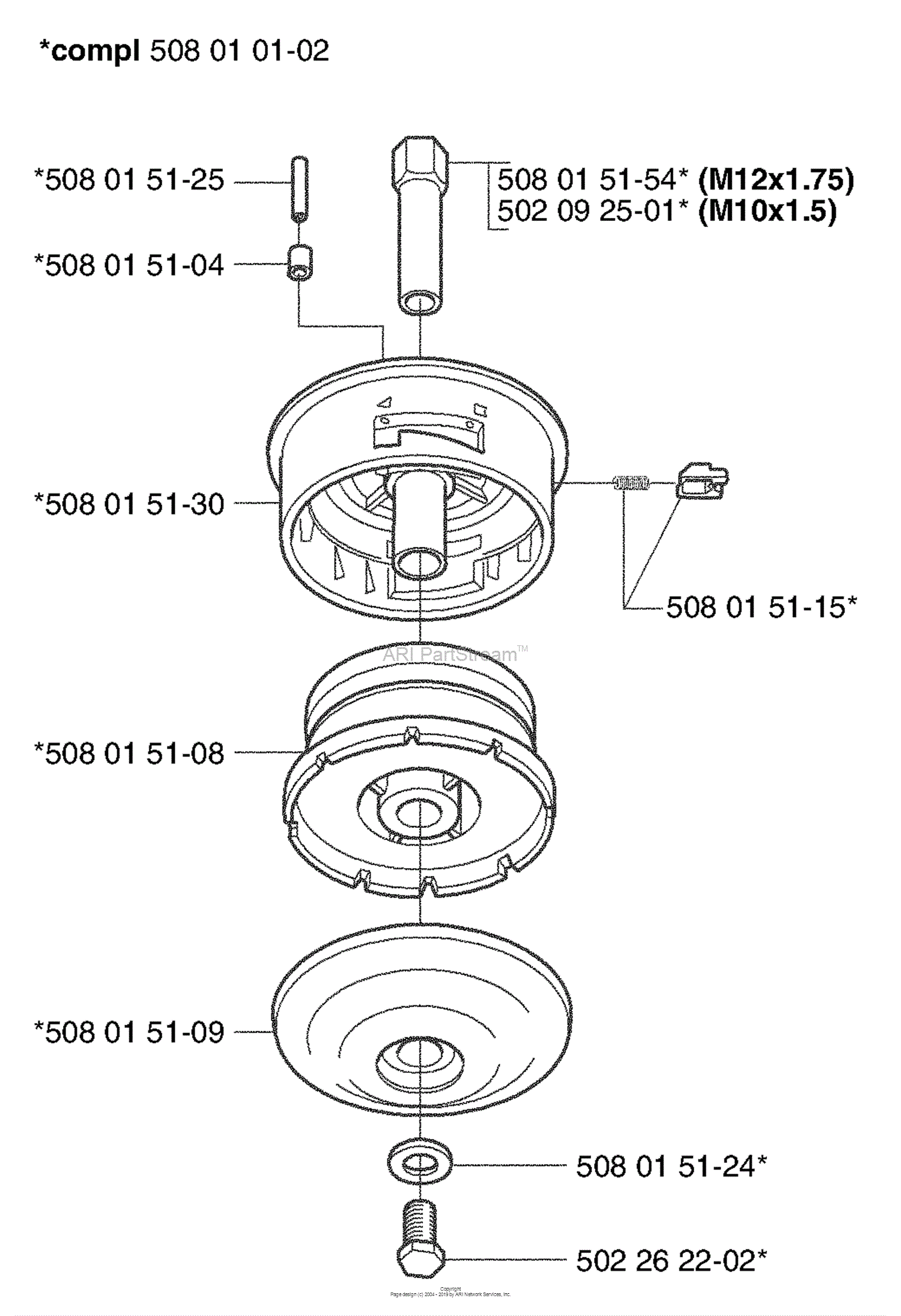 Husqvarna Trimmer Heads (2003-05) Parts Diagram for Trimmy S