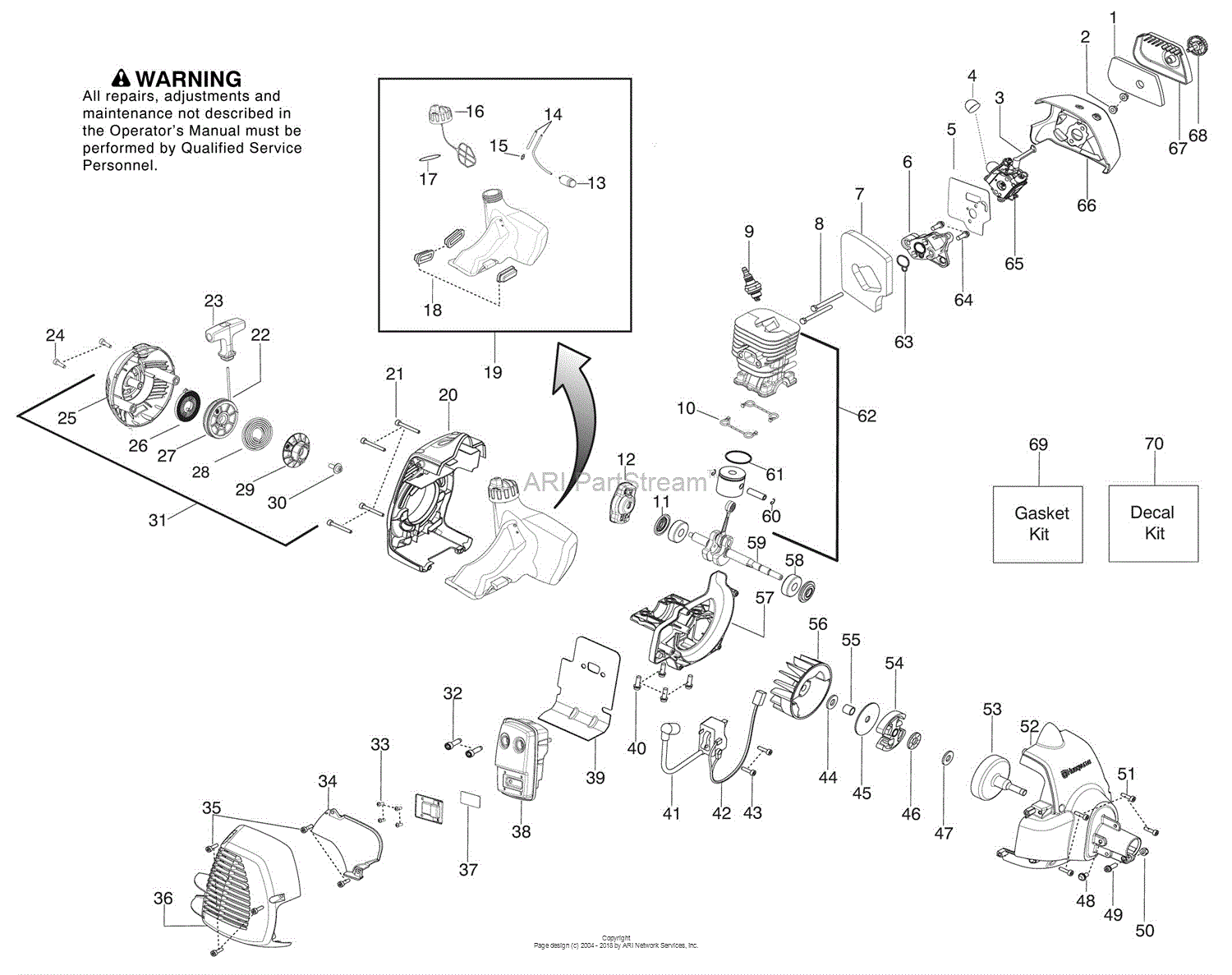 Husqvarna 128 LD (Canada Only) (2009-08) Parts Diagram for Engine