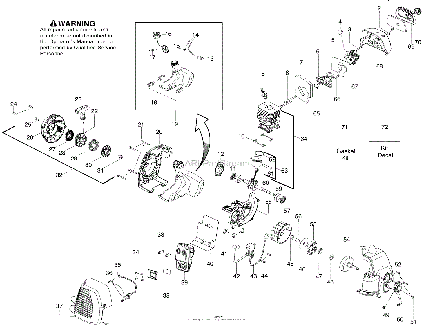 Husqvarna 128 LDX (USA, Canada) (966589201) (2010-05) Parts Diagram for ...