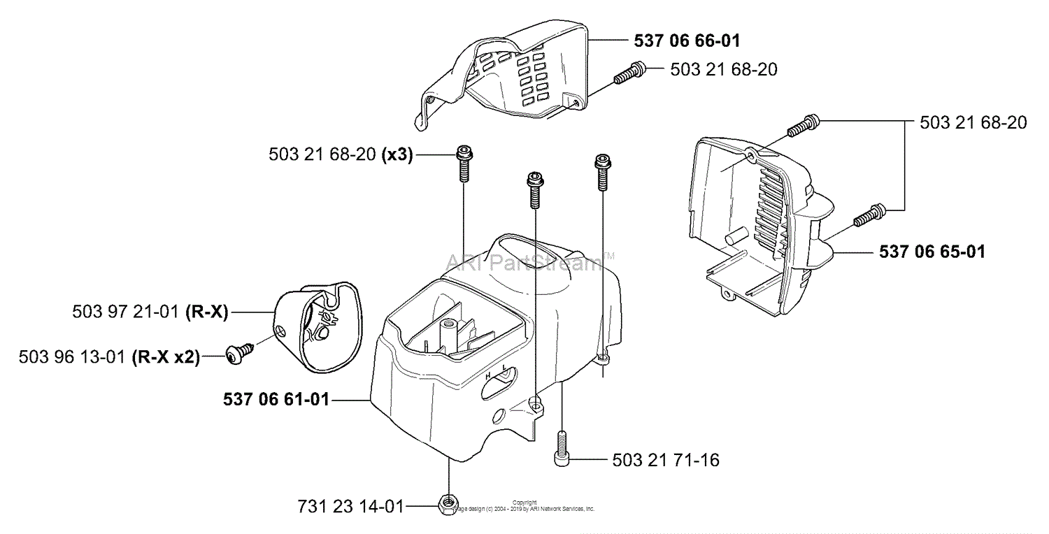 Husqvarna 322 L (2001-01) Parts Diagram for Covers