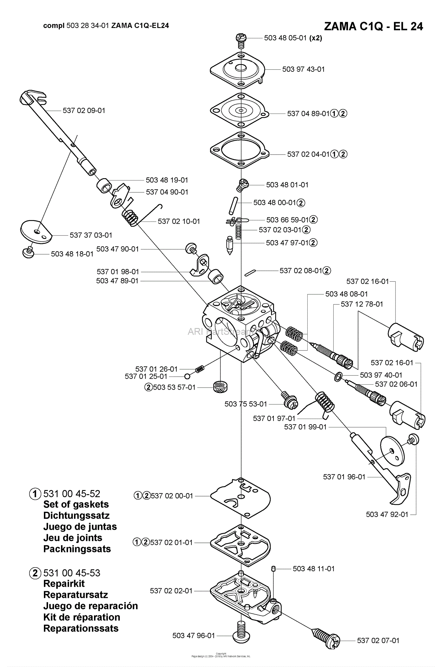 Husqvarna 323l Parts Diagram