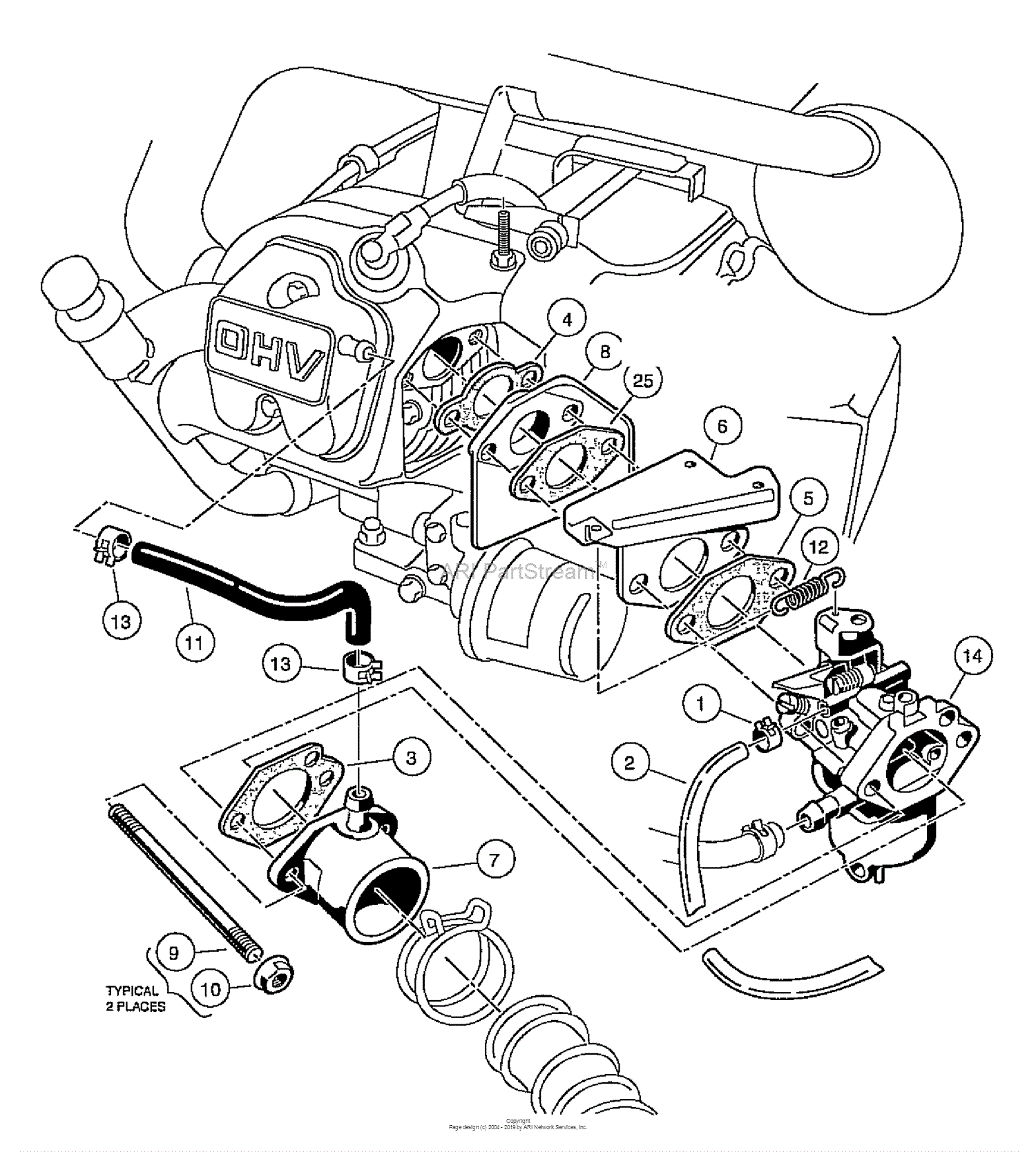 Husqvarna Huv 4210 Gxp 2005 06 Parts Diagram For Carburetor Installation Fe350