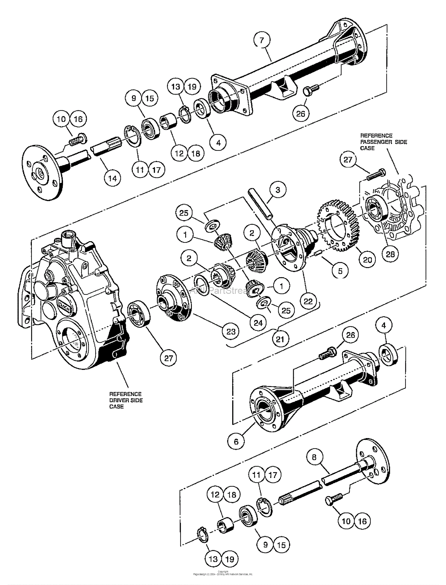 Husqvarna HUV 4210 GXP (2005-06) Parts Diagram for Transaxle - Gasoline ...