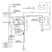 Husqvarna HUV 4210 GXP (2005-06) Parts Diagram for Wiring - Gasoline ...